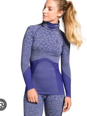 Odlo Women's Performance Blackcomb Baselayer & Facemask - Size XS
